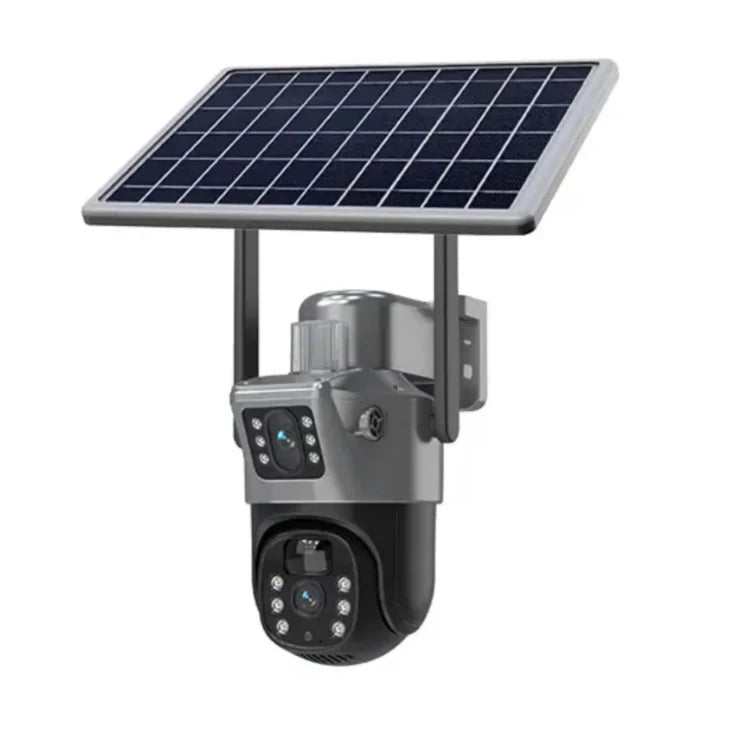 CAMERA DE SUPRAVEGHERE CU PANOU SOLAR SLOT DE CARTELA 4G DUBLA