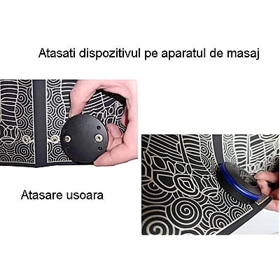 Aparat masaj picioare cu Incarcare USB pentru electrostimulare 19 niveluri intensitate