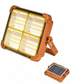 PROIECTOR LED 500W INCARCARE CU PANOU SOLAR 3 MODURI LUMINA, FUNCTIE STROBOSCOP, FUNCTIE POWER BANK