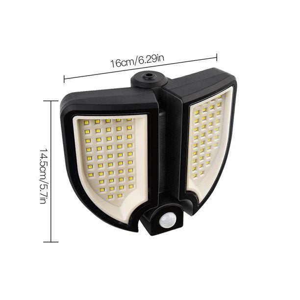 PROIECTOR SOLAR 90 LED - SENZOR MISCARE - TELECOMANDA