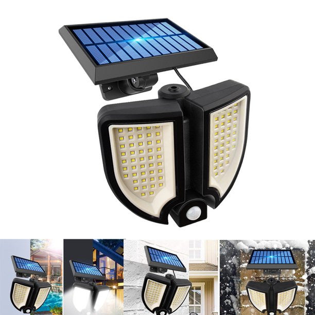 PROIECTOR SOLAR 90 LED - SENZOR MISCARE - TELECOMANDA